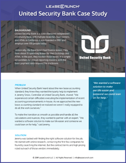 United Security Bank Case Study